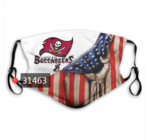 NFL 2020 Tampa Bay Buccaneers 123 Dust mask with filter